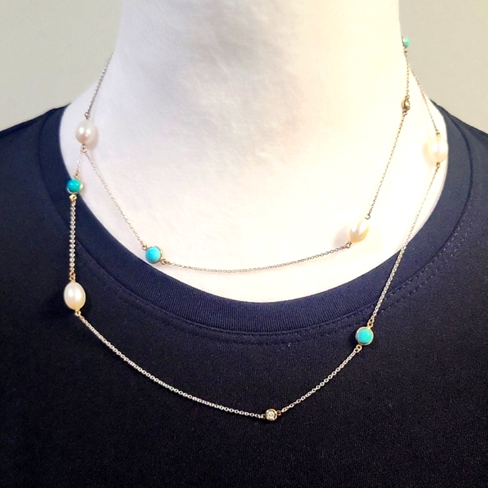 Tiffany & Co. Elsa Peretti Color by the Yard Sprinkle Necklace - Picture 2 of 6